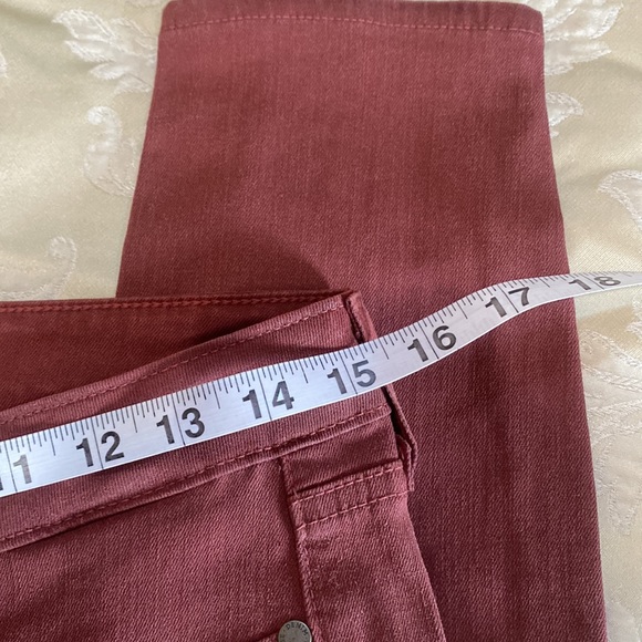 NWOT Paige verdugo crop redwood silk coating jeans - Picture 10 of 14